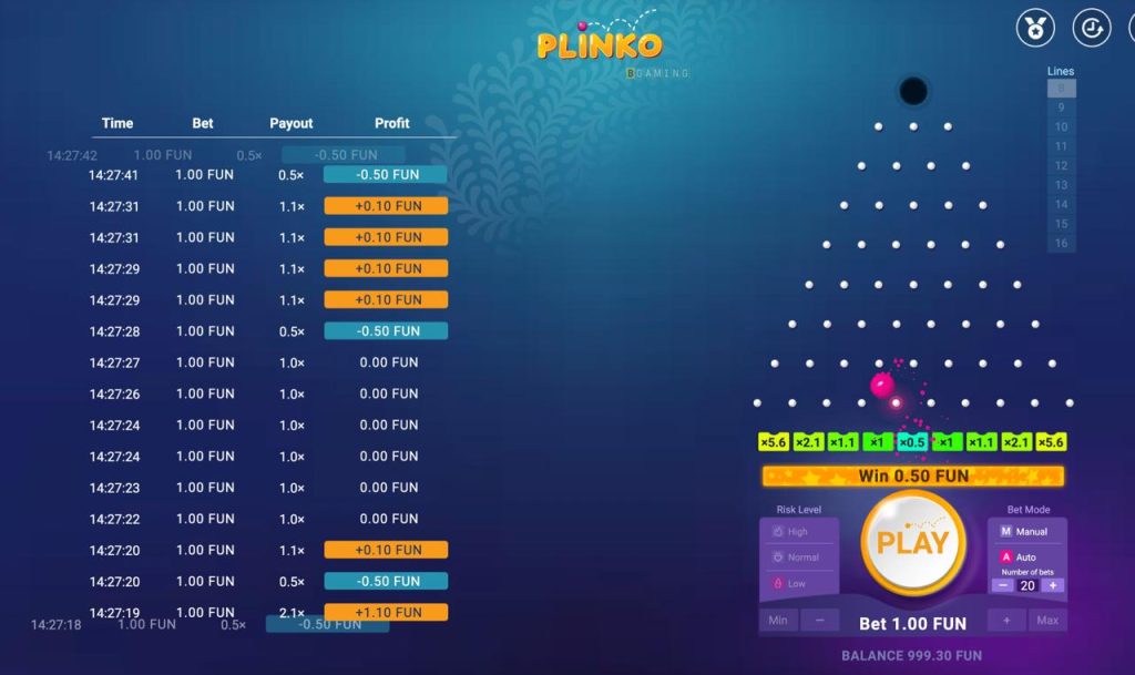 Plinko Demo