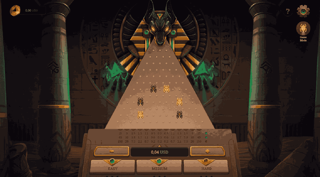 Hoe speel je Plinko Anubis?