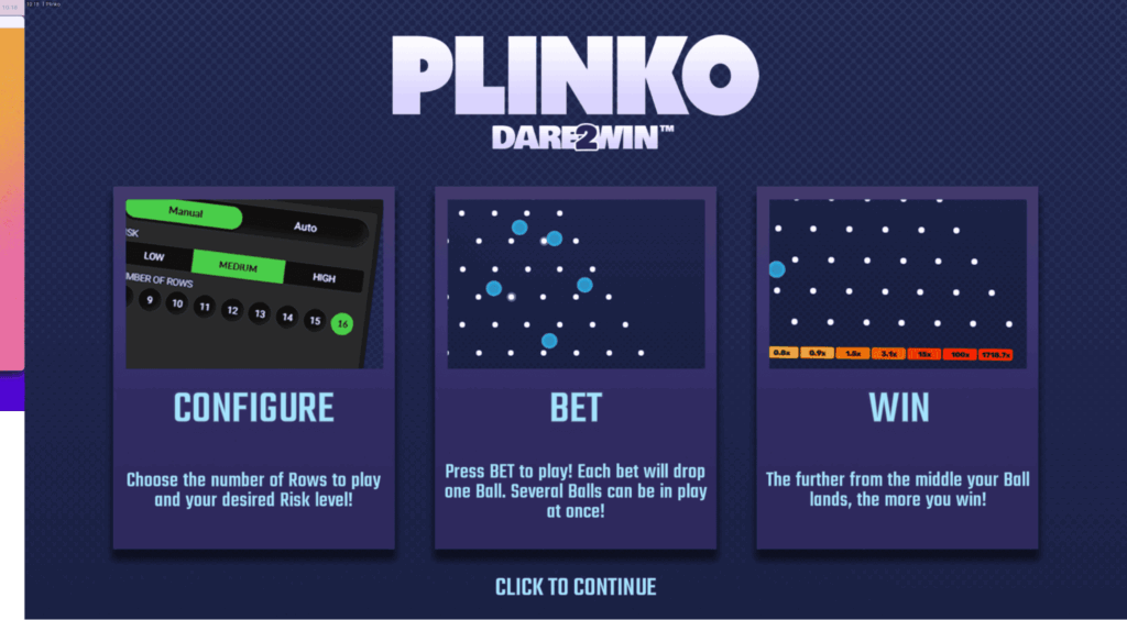 Graphics Plinko Dare2Win