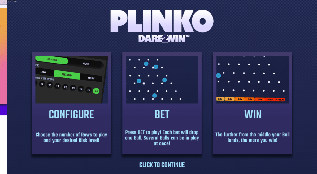 Graphics Plinko Dare2Win