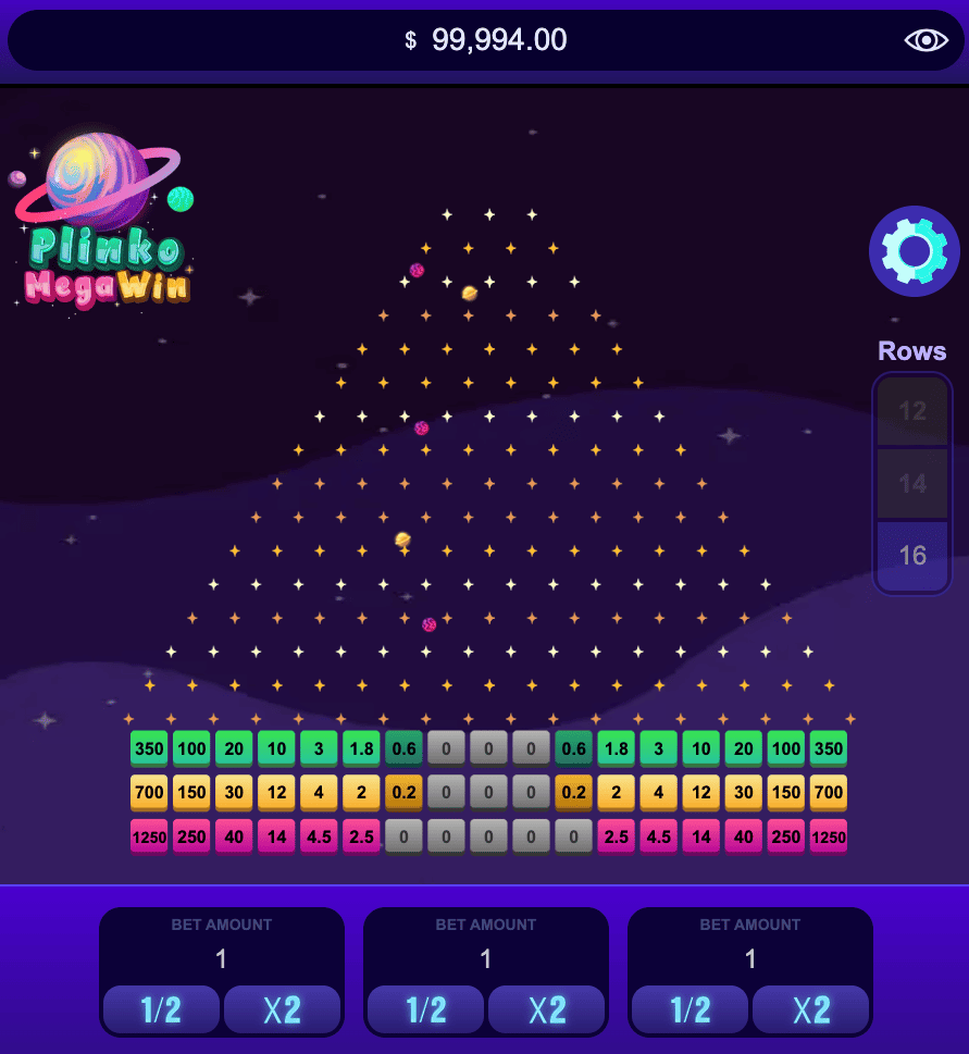 Hoe speel je Plinko Mega Win?