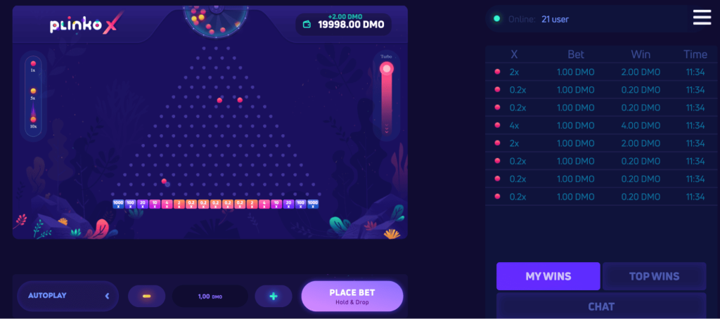 Hoe speel je Plinko X?