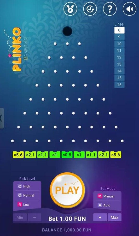 Graphics van Plinko